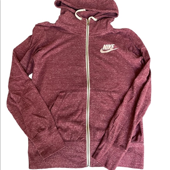 Nike Tops - Nike Vintage Red Hoodie Sweater Sz Med EUC #6216
